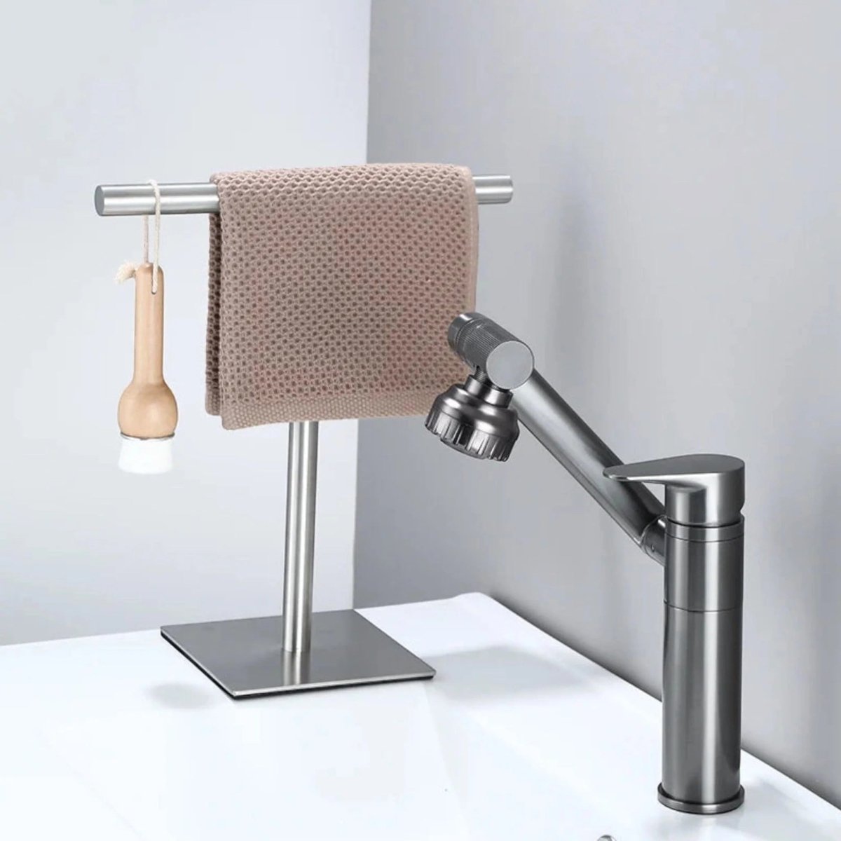 AeriRack | Modern Freestanding Towel Holder and Towel Rack 5