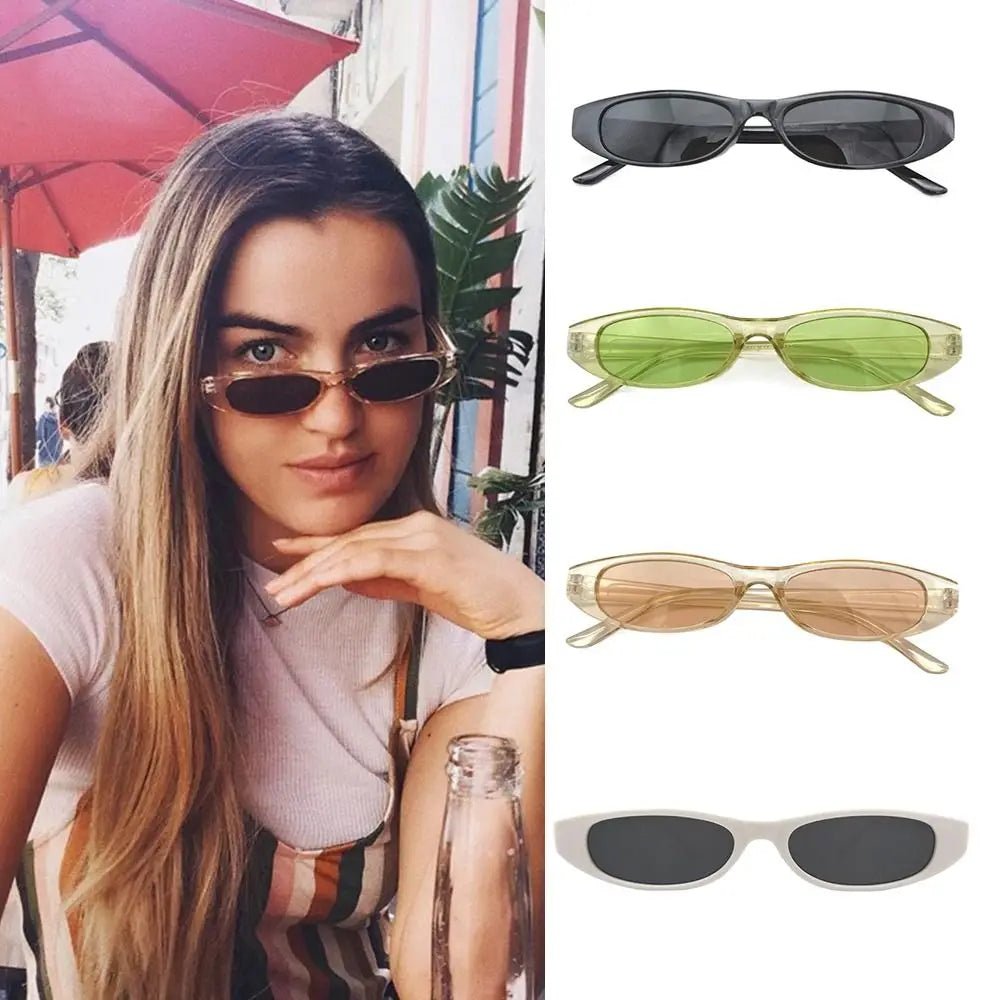 Chic Oval Sunglasses – UV375 Protection for Stylish Comfort