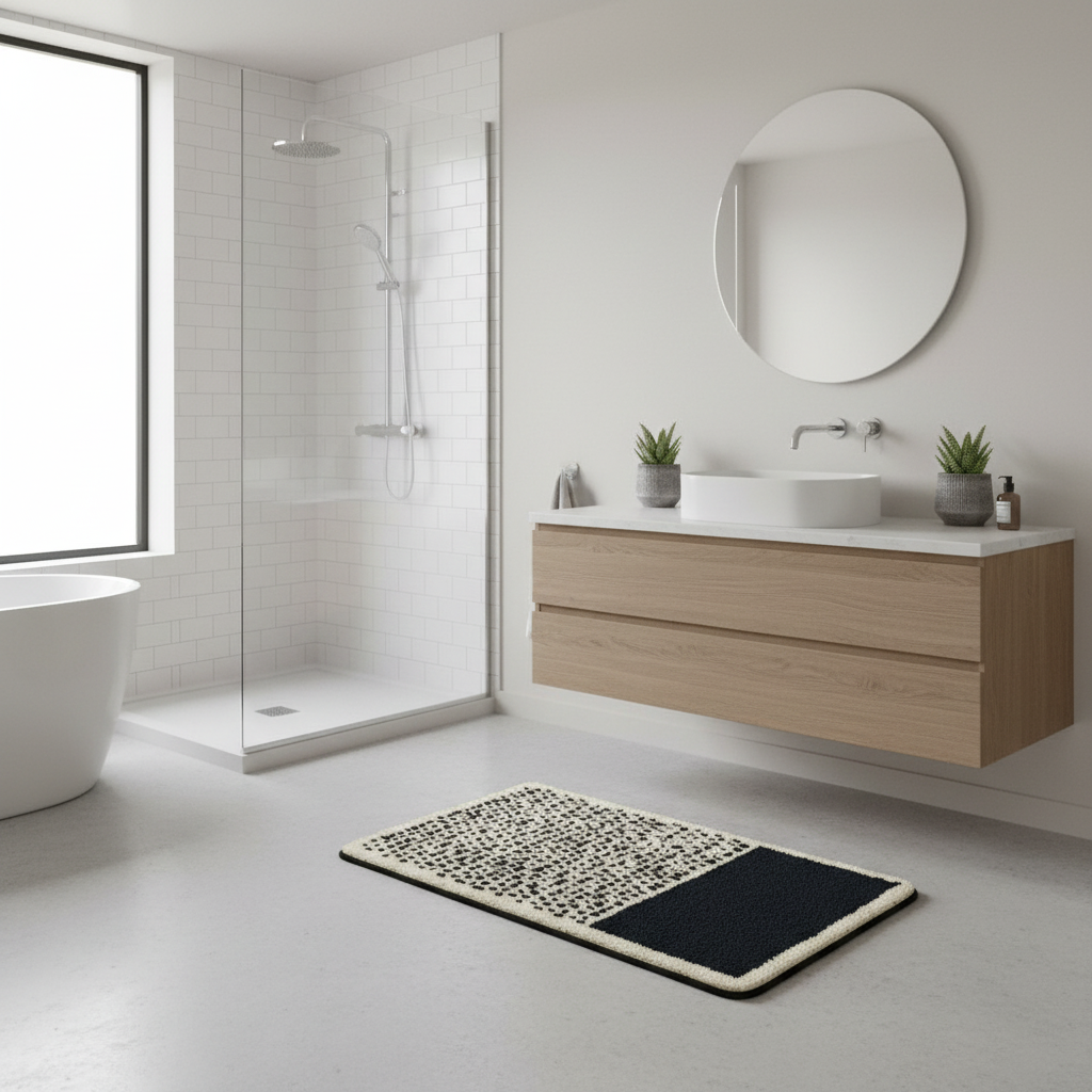 AbstractStep | Non-Slip Bath Mat for Modern Bathrooms