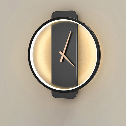 AuraTime | Modern Digital Wall Clock with LED Lamp Decor 0