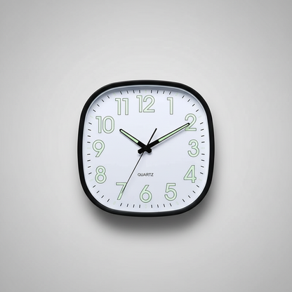 Chronix | Modern Wall Clock Decor - Square Analog Design