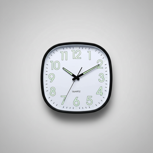 Chronix | Modern Wall Clock Decor - Square Analog Design