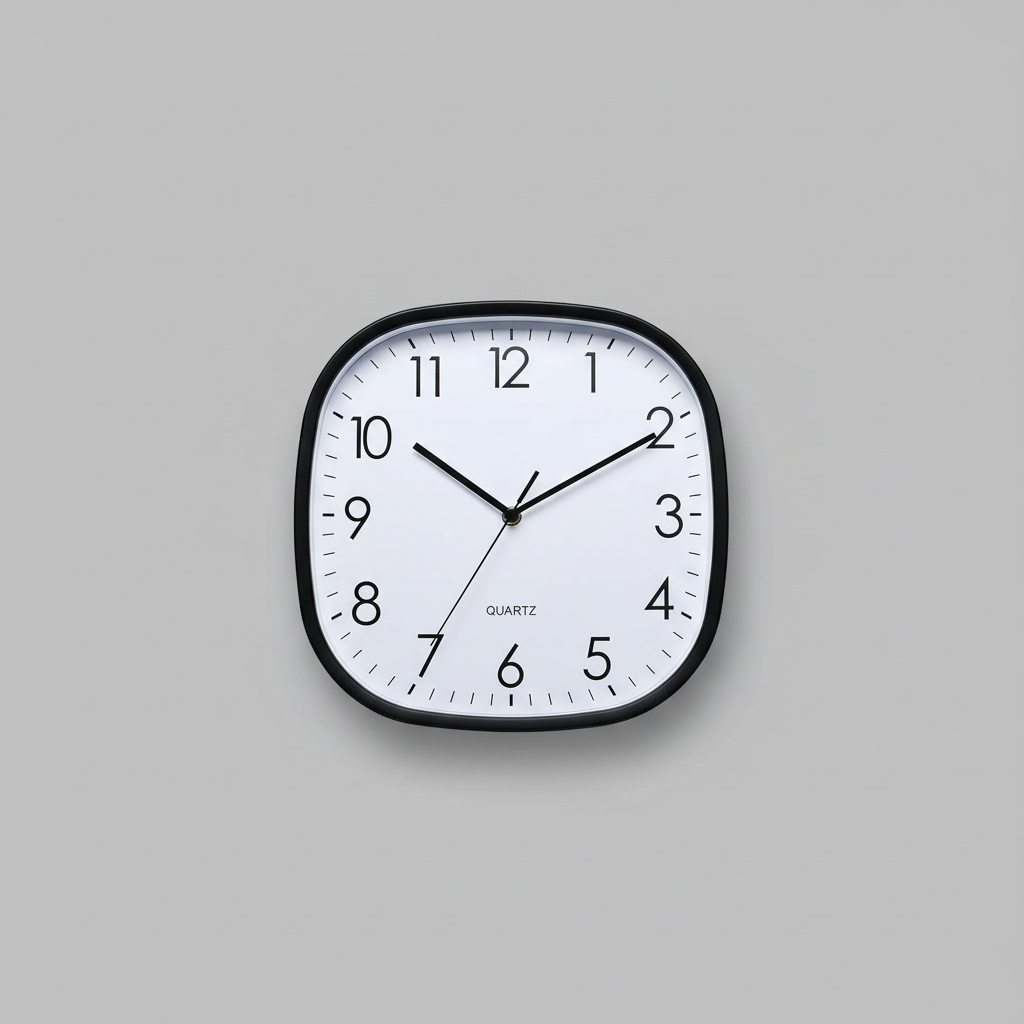 Chronix | Modern Wall Clock Decor - Square Analog Design