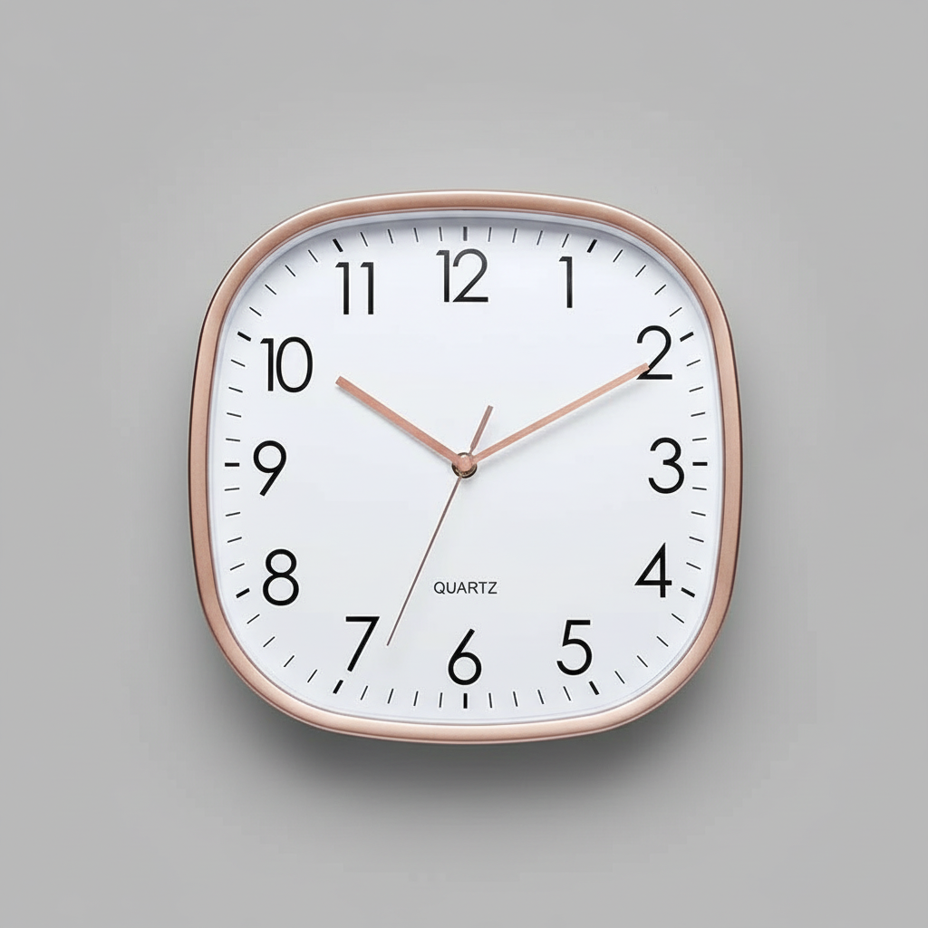 Chronix | Modern Wall Clock Decor - Square Analog Design
