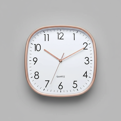 Chronix | Modern Wall Clock Decor - Square Analog Design