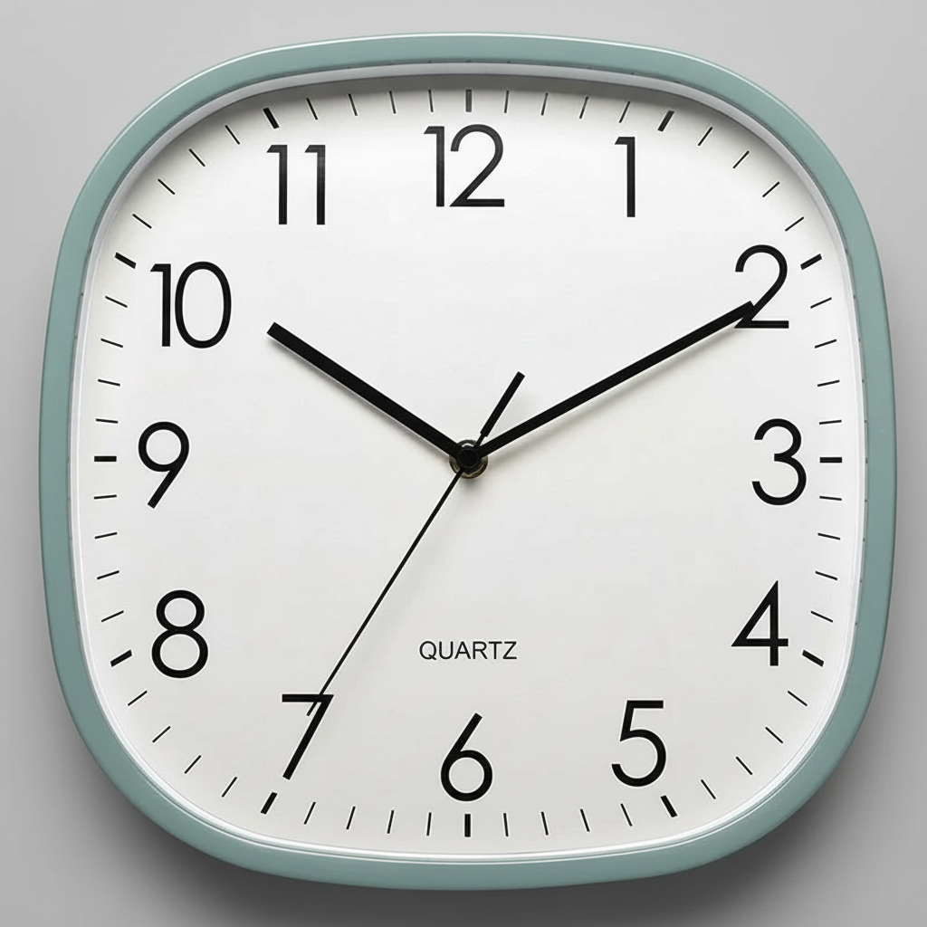 Chronix | Modern Wall Clock Decor - Square Analog Design