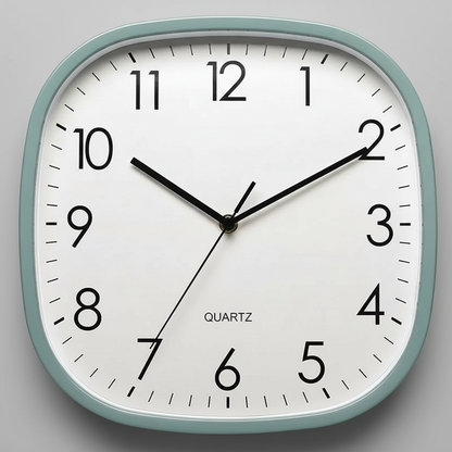Chronix | Modern Wall Clock Decor - Square Analog Design