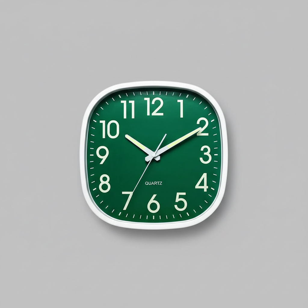 Chronix | Modern Wall Clock Decor - Square Analog Design