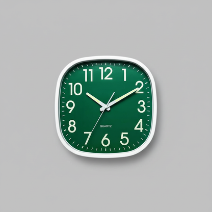 Chronix | Modern Wall Clock Decor - Square Analog Design
