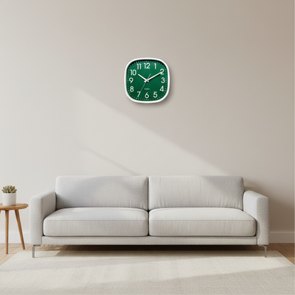 Chronix | Modern Wall Clock Decor - Square Analog Design