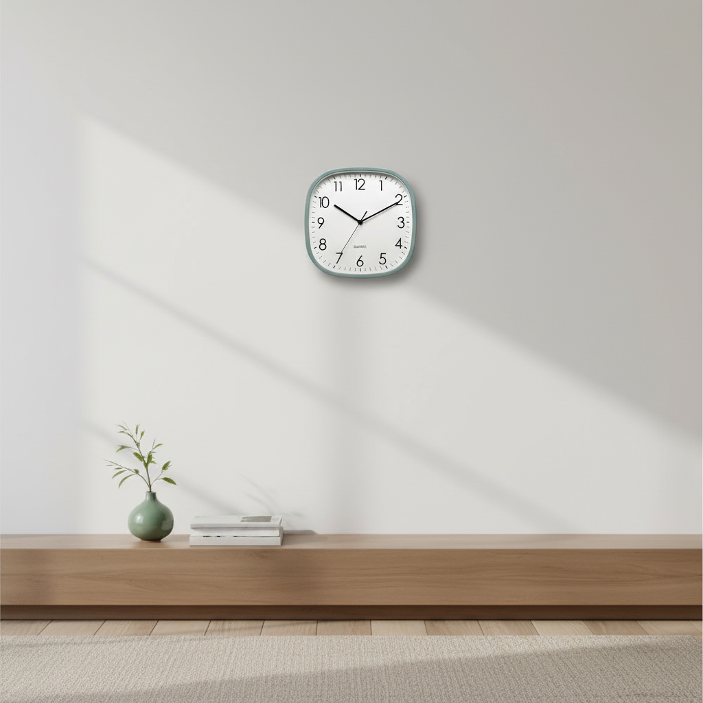 Chronix | Modern Wall Clock Decor - Square Analog Design