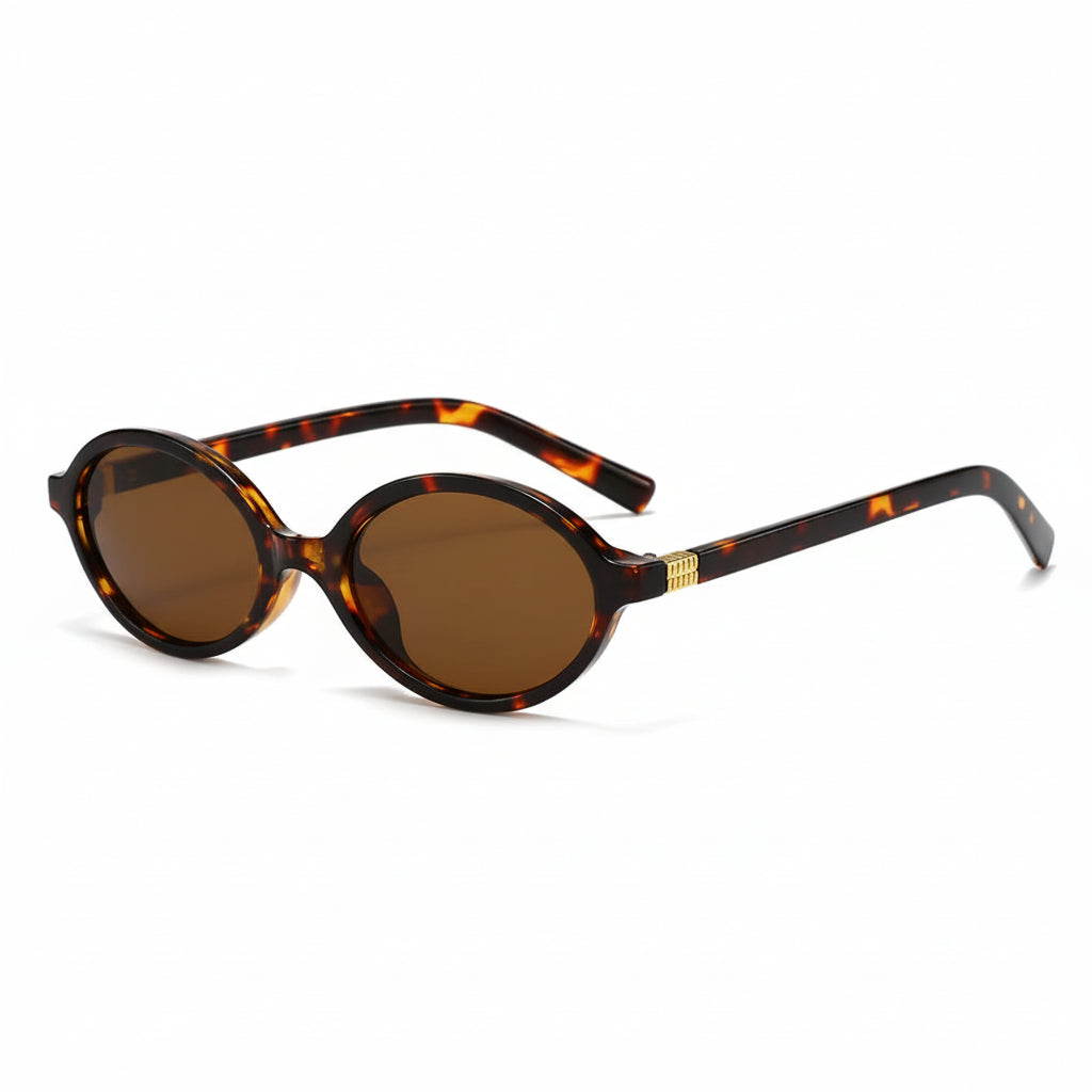 Women's Sunglasses – Retro Oval Design with UV400 Protection 11