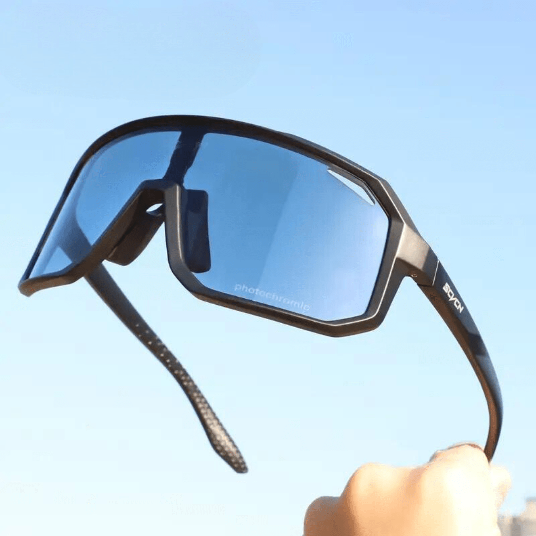 Cyclists Photochromatic Sunglasses – Automatic Light Adjustment for Enhanced Clarity and Comfort 2
