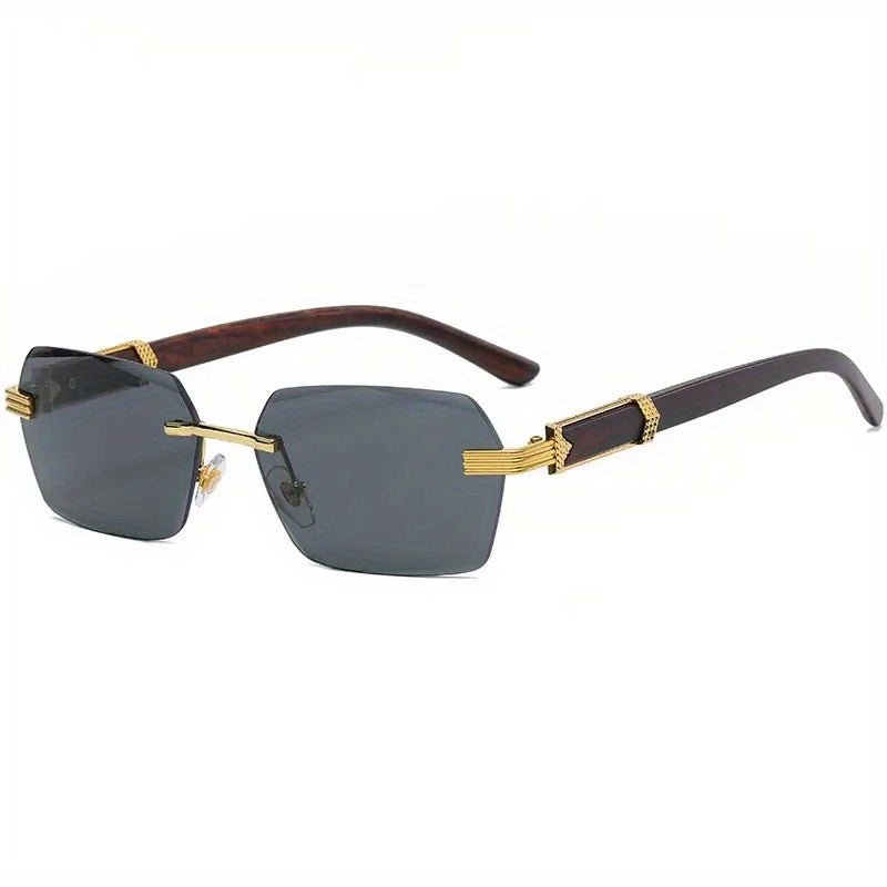 Unisex Sunglasses – Stylish Rimless Design with UV Protection for All-Day Comfort 11