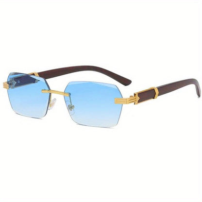 Unisex Sunglasses – Stylish Rimless Design with UV Protection for All-Day Comfort 12