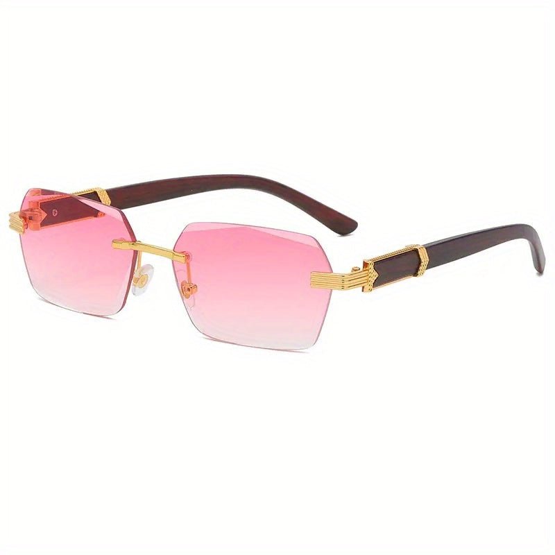 Unisex Sunglasses – Stylish Rimless Design with UV Protection for All-Day Comfort 5