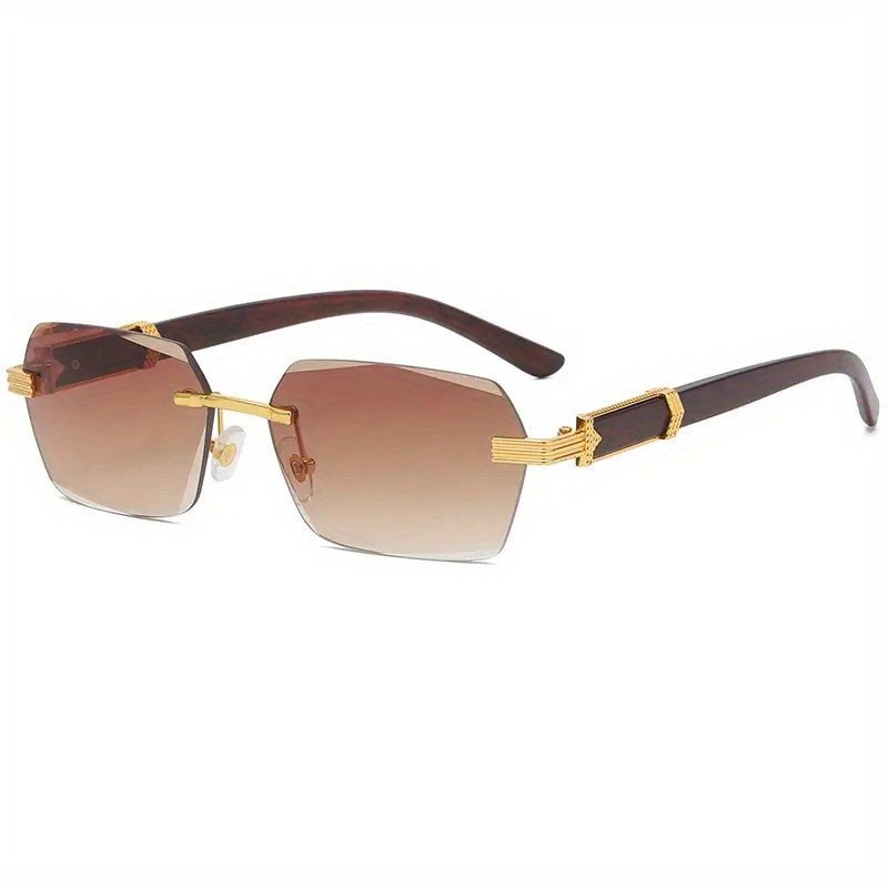 Unisex Sunglasses – Stylish Rimless Design with UV Protection for All-Day Comfort 9