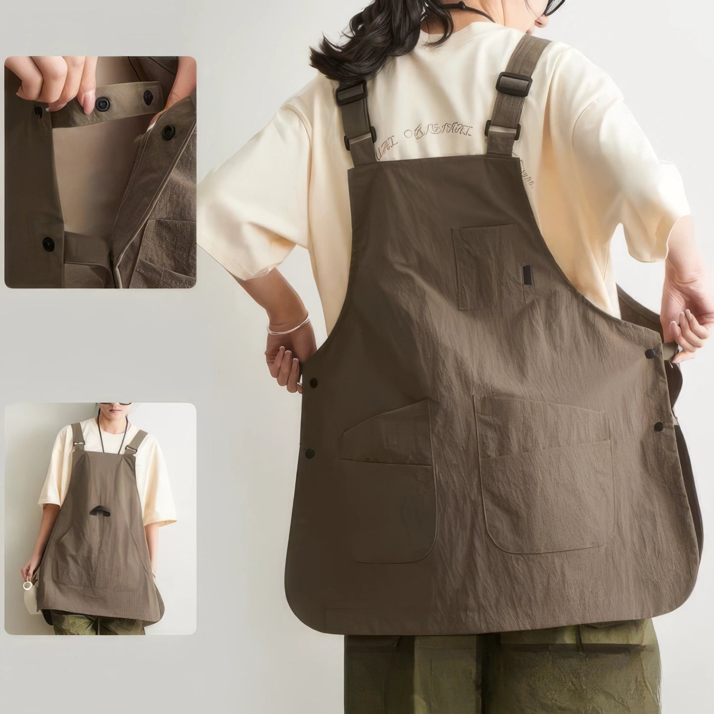 Gardening Apron for Women – Durable Design with Practical Pockets for Comfort and Convenience 8