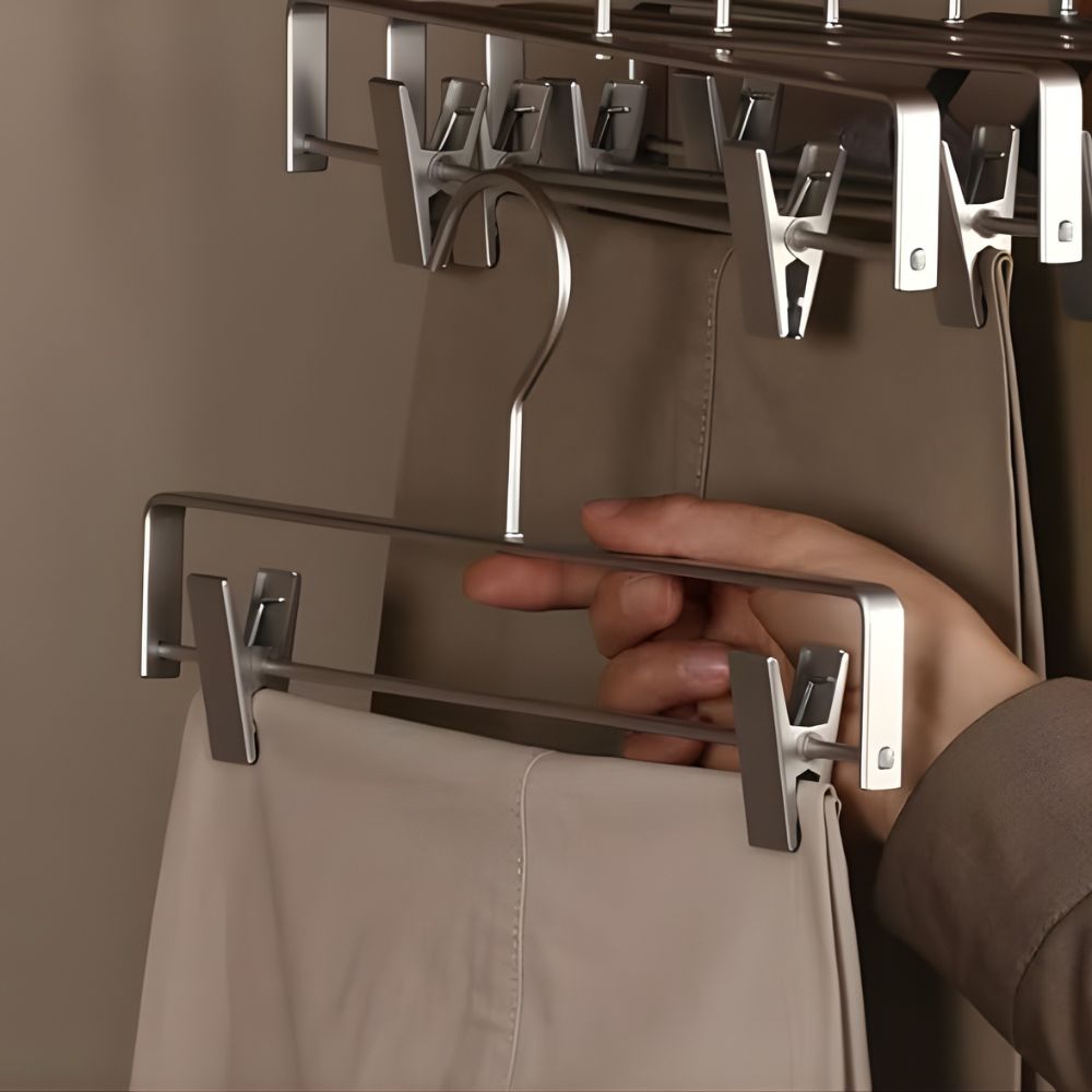 Pant Clips – Durable Aluminum Design for Space-Saving and Stylish Wardrobe Organization 4