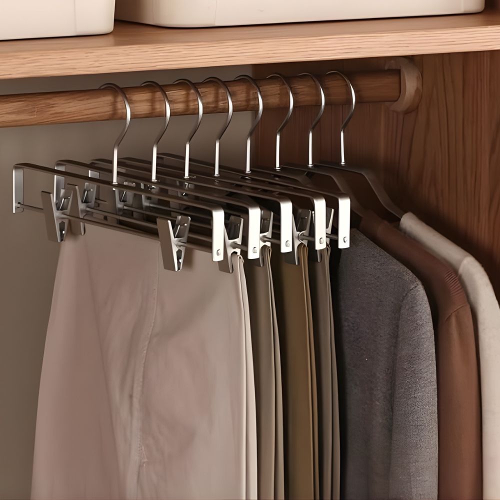 Pant Clips – Durable Aluminum Design for Space-Saving and Stylish Wardrobe Organization 5