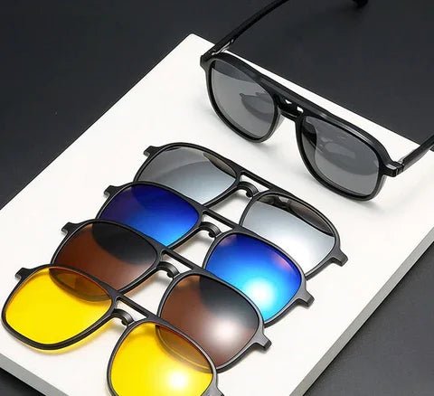 6-in-1 Sunglasses – Versatile Style with UV400 Protection for Any Occasion 2