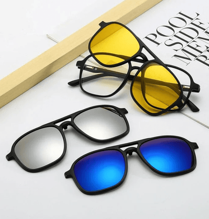 6-in-1 Sunglasses – Versatile Style with UV400 Protection for Any Occasion 6