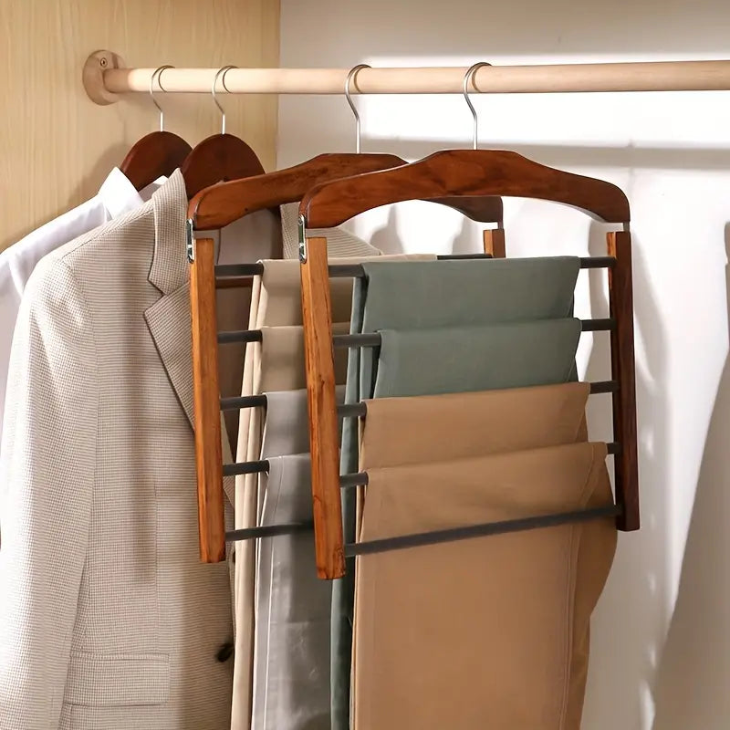 Wooden Clothes Hangers – Elegant Design for Organized and Wrinkle-Free Wardrobes 1