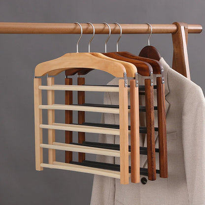 Wooden Clothes Hangers – Elegant Design for Organized and Wrinkle-Free Wardrobes 3