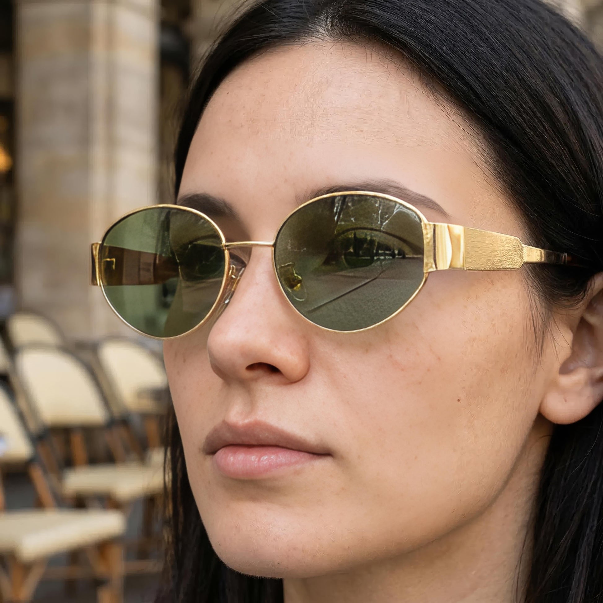 Women's Sunglasses – Elegant Oval Design with UV Protection 6