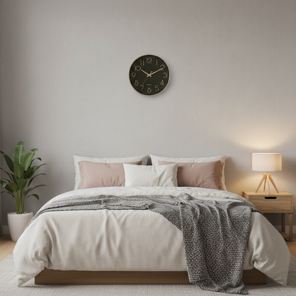 Rose Gold Modern Wall Clock | Elegant Home Decor