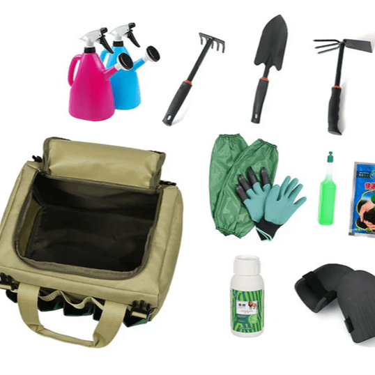 Garden Chair – Lightweight Folding Design for Comfortable Gardening with Tool Bag 4