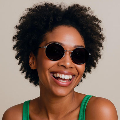 Elegant Sunglasses – Metal Frame with UV400 Protection for Stylish Eye Safety