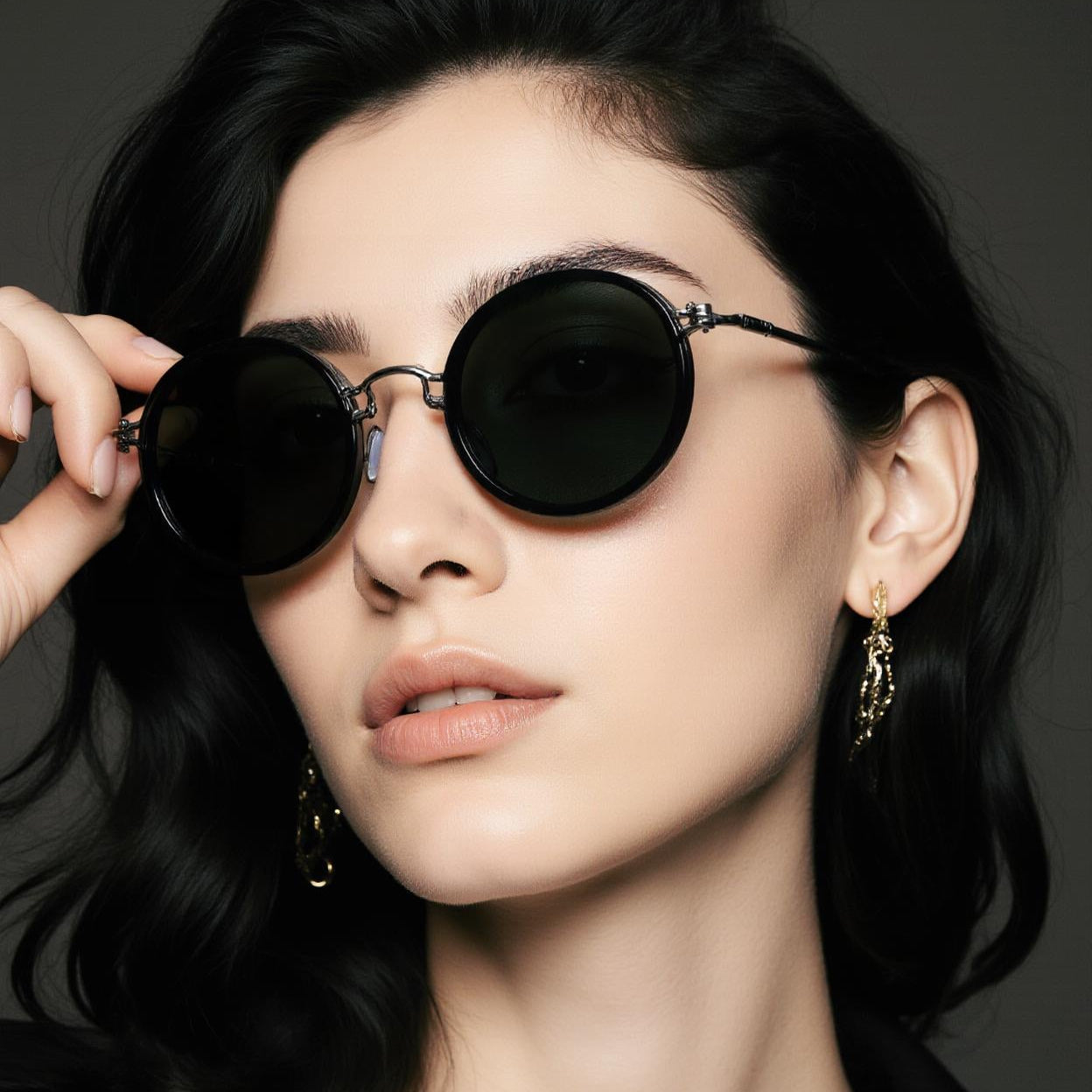 Elegant Sunglasses – Metal Frame with UV400 Protection for Stylish Eye Safety