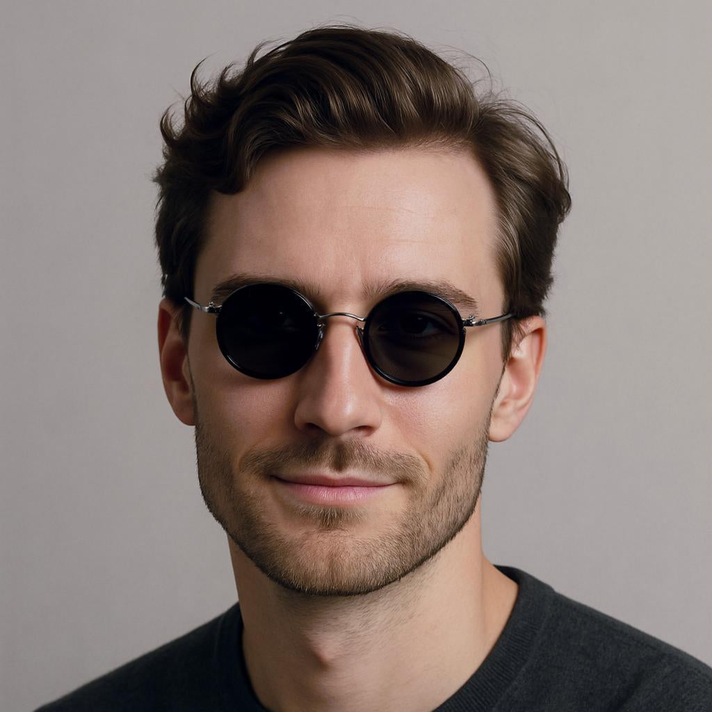 Elegant Sunglasses – Metal Frame with UV400 Protection for Stylish Eye Safety
