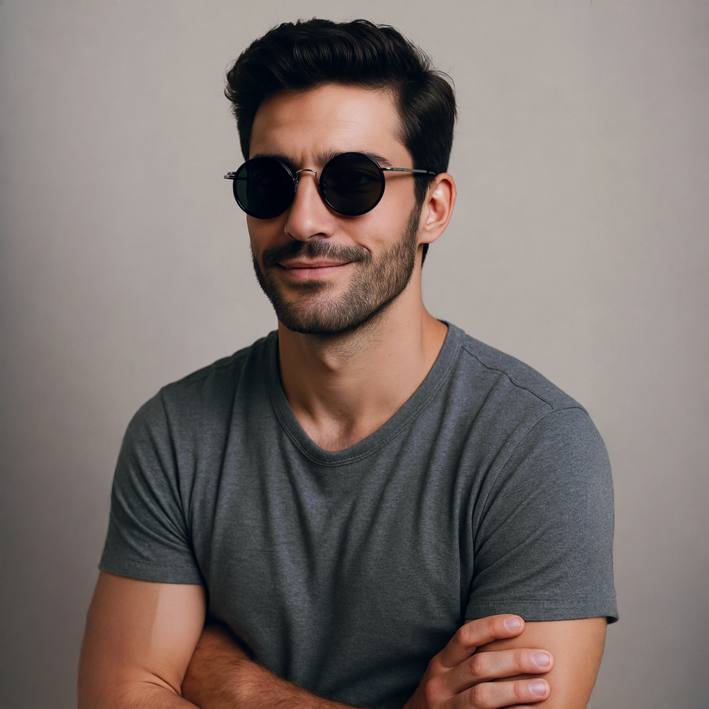 Elegant Sunglasses – Metal Frame with UV400 Protection for Stylish Eye Safety