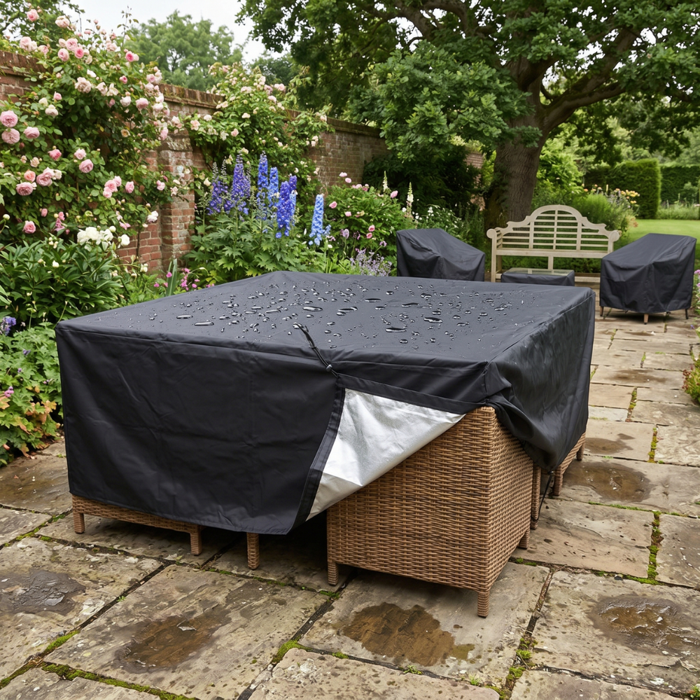 Modern Outdoor Furniture Cover – Waterproof Protection for Year-Round Defense Against Sun and Rain