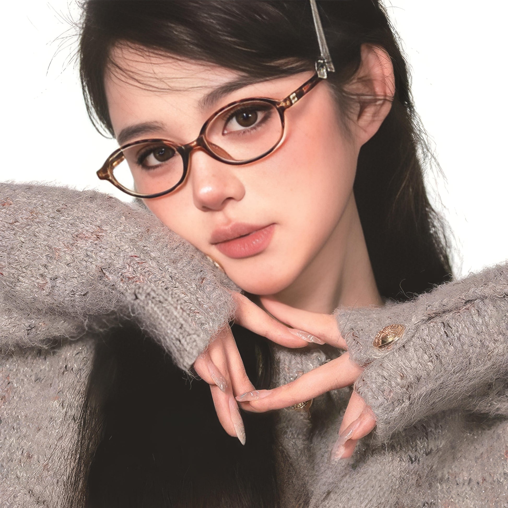 Retro Oval Sunglasses – UV400 Protection for Stylish Eye Safety