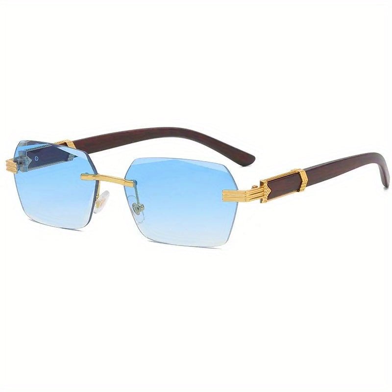 Rimless Unisex Sunglasses – Lightweight Design with UV Protection for All-Day Comfort