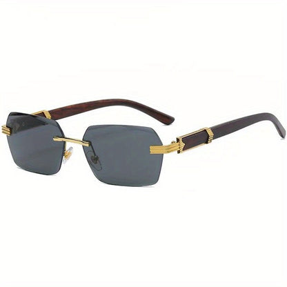 Rimless Unisex Sunglasses – Lightweight Design with UV Protection for All-Day Comfort