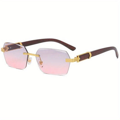 Rimless Unisex Sunglasses – Lightweight Design with UV Protection for All-Day Comfort