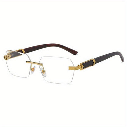 Rimless Unisex Sunglasses – Lightweight Design with UV Protection for All-Day Comfort
