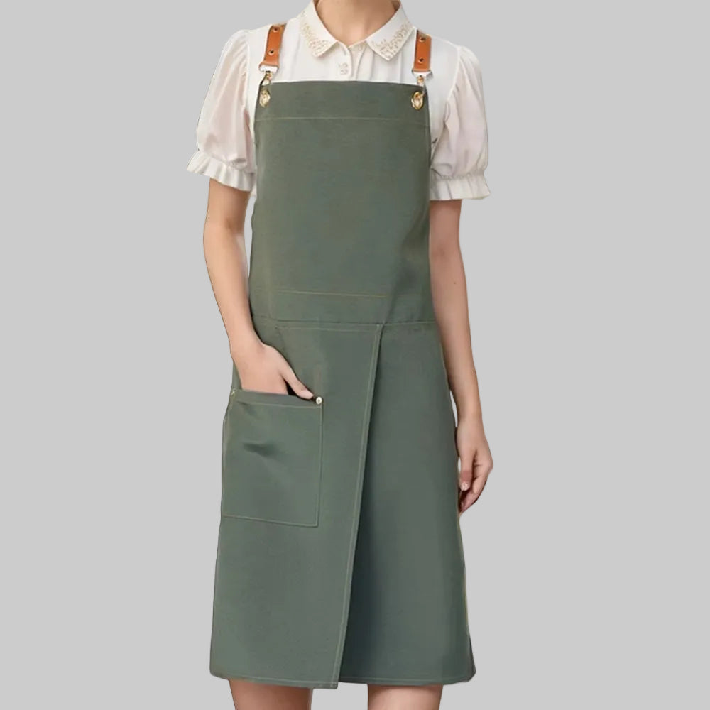 Stylish Skirt Apron | Waterproof Microfiber with Adjustable Straps | Modern Design for Comfort and Freedom of Movement 4