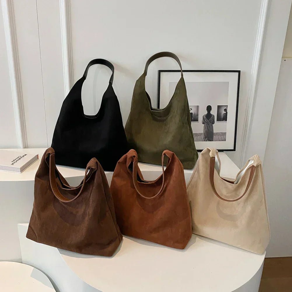 Stylish Suede Design Women's Handbag for Effortless Everyday Elegance