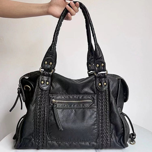 Stylish Vintage Design Handbag for Women – with Practical Organization for Everyday Use