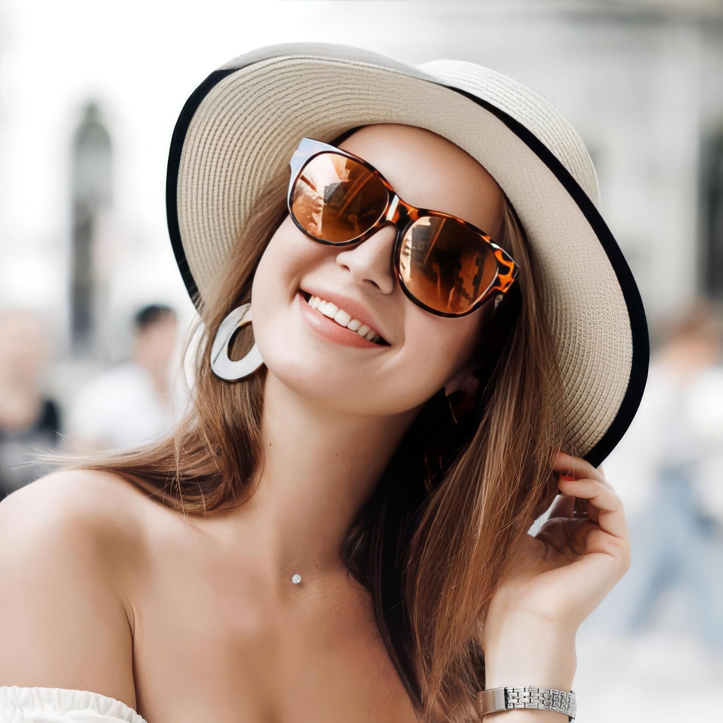 Stylish Women's Sunglasses – Cat-Eye Design with UV400 Protection