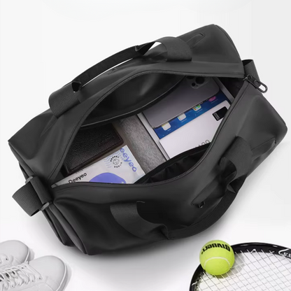 Waterproof Gym Bag – Stylish Design with Separate Shoe Compartment for Organized Fitness Gear