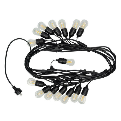 Weatherproof Outdoor Festoon Lights – Warm Illumination for Enchanting Garden Gatherings
