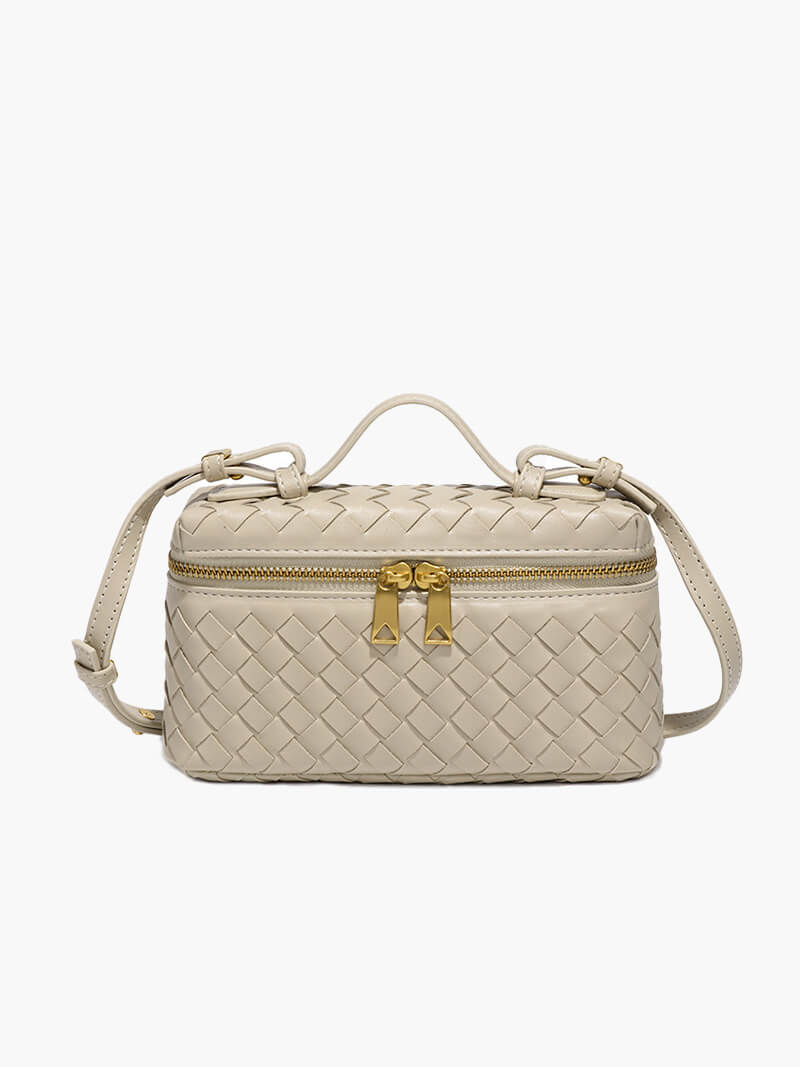 Women's Handbag – Handwoven Leather Design for Organized Style and Elegance