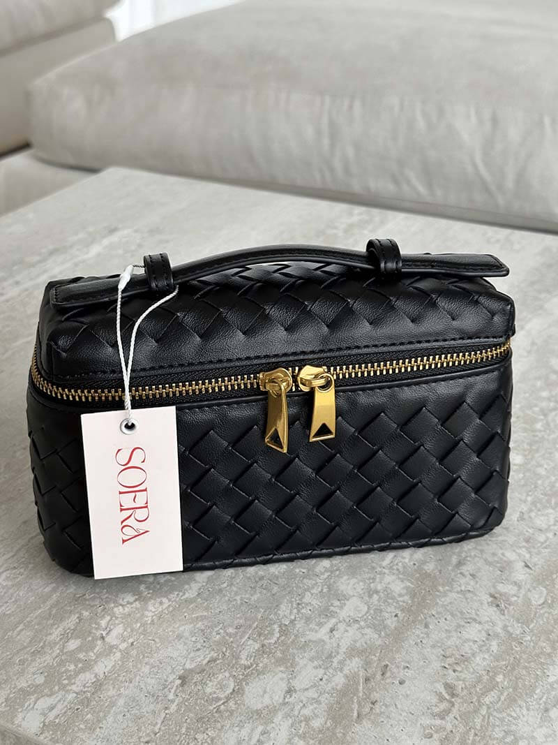 Women's Handbag – Handwoven Leather Design for Organized Style and Elegance