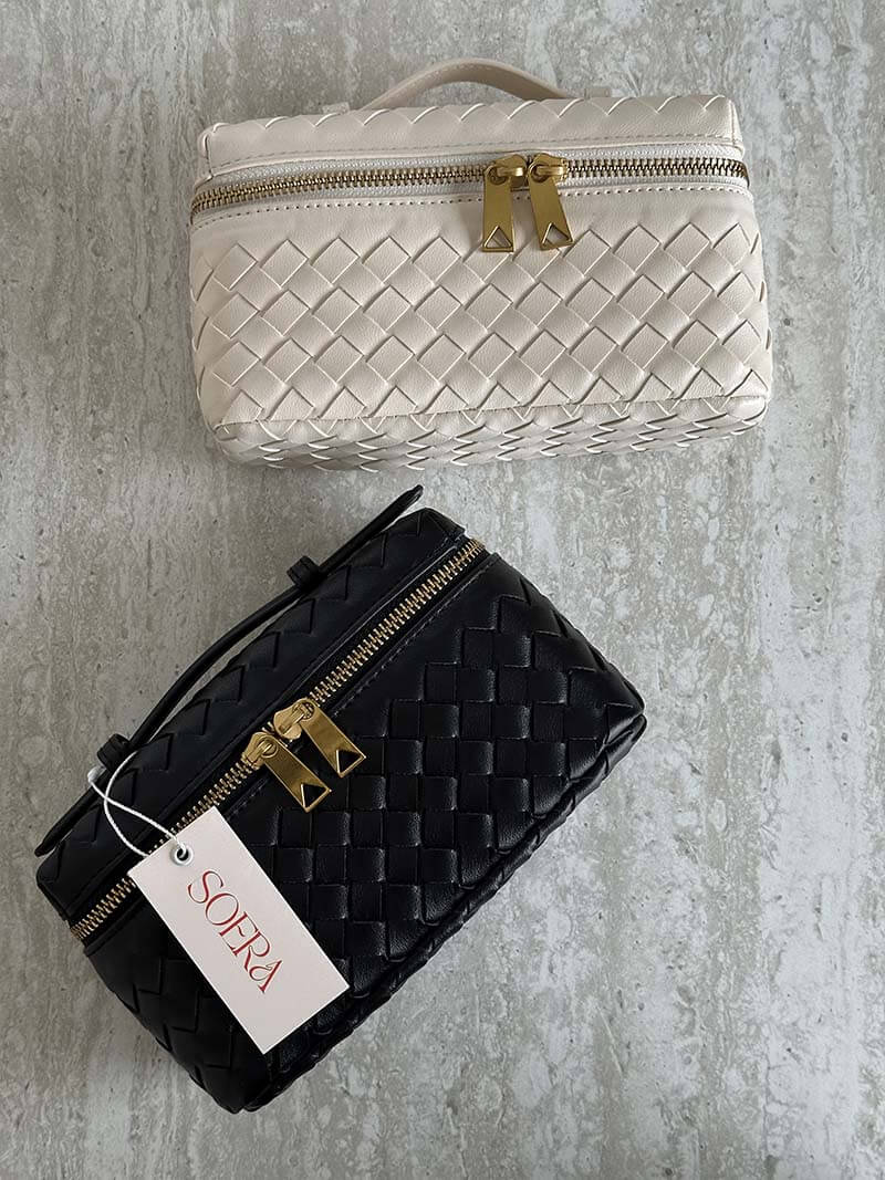 Women's Handbag – Handwoven Leather Design for Organized Style and Elegance